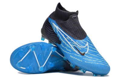 Nike Phantom GX DF Elite FG High-Tops Football Boots - Blue/White/Black