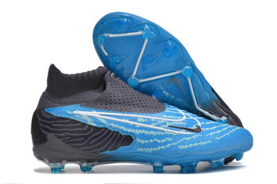 Nike Phantom GX DF Elite FG High-Tops Football Boots - Blue/White/Black