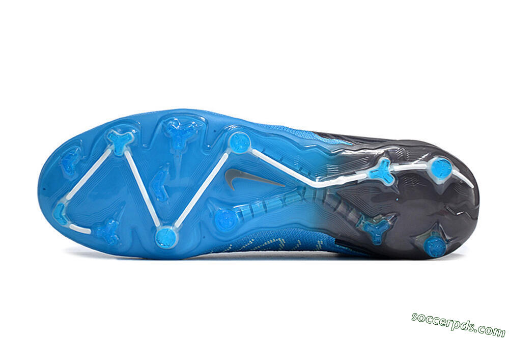 Nike Phantom GX DF Elite FG High-Tops Football Boots - Blue/White/Black 6