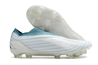Adidas X Speedportal+ FG Low-Tops Football Boots - White/Blue
