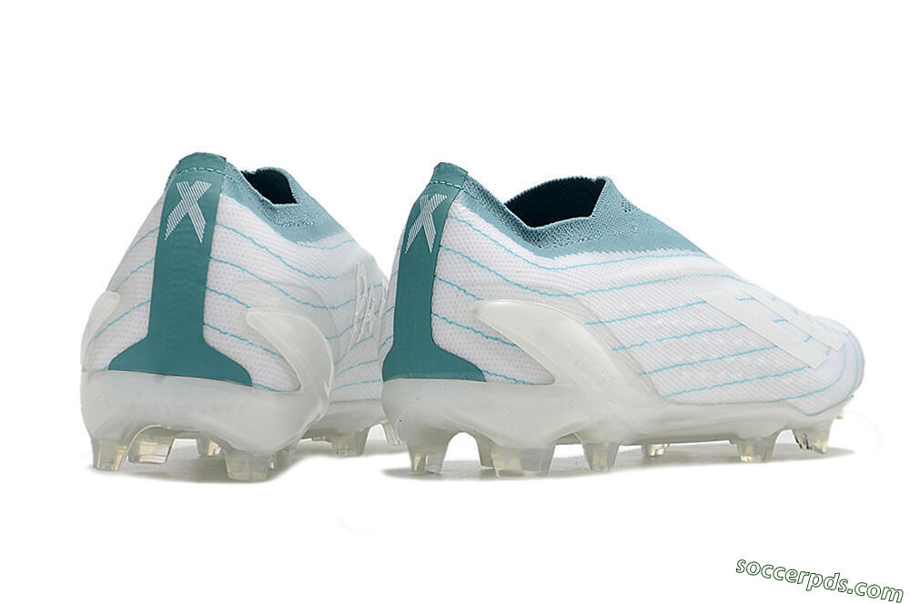 Adidas X Speedportal+ FG Low-Tops Football Boots - White/Blue 6