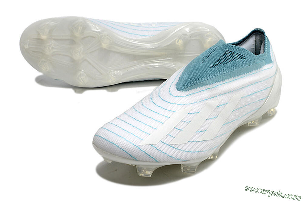 Adidas X Speedportal+ FG Low-Tops Football Boots - White/Blue 3