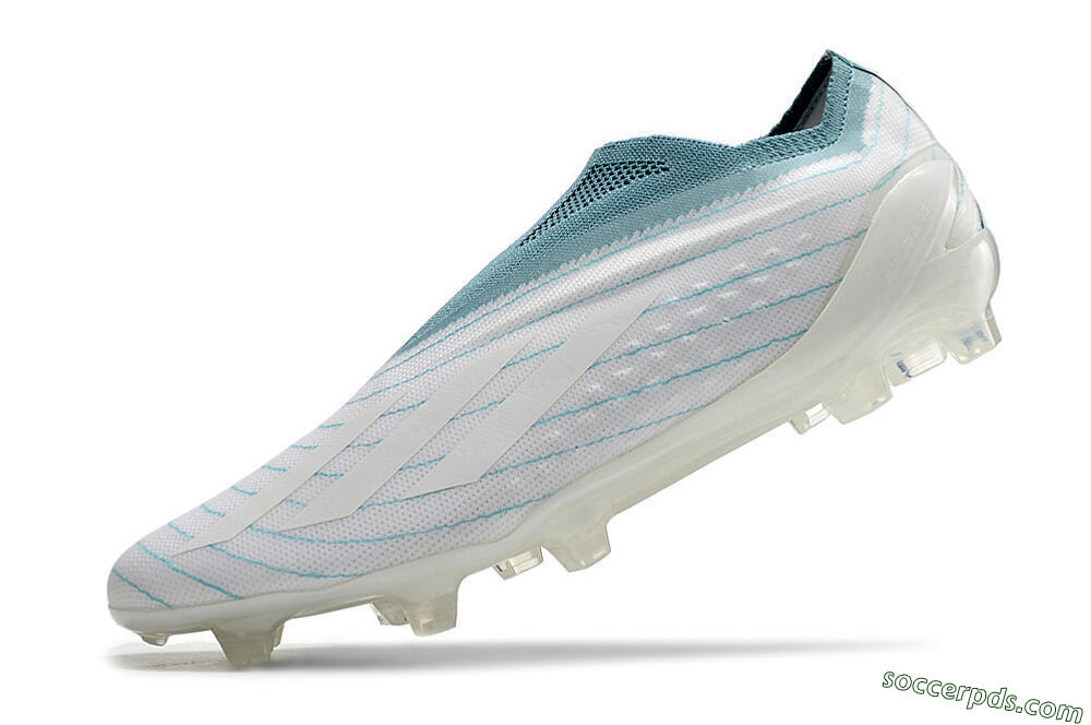 Adidas X Speedportal+ FG Low-Tops Football Boots - White/Blue 5