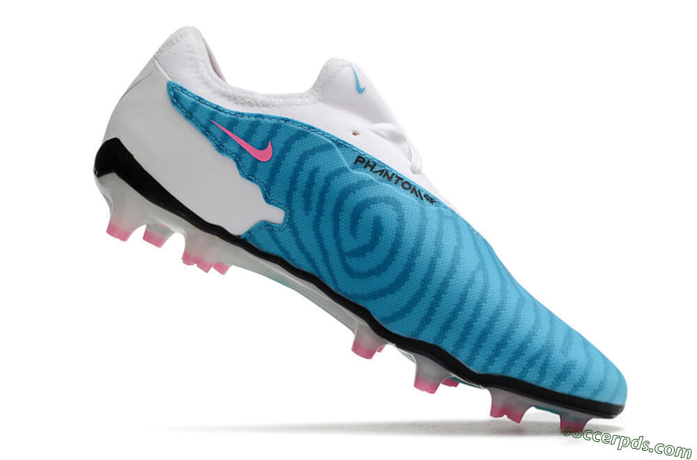 Nike Phantom GX Academy FG Low-Tops Football Boots - Blue/White/Pink 6