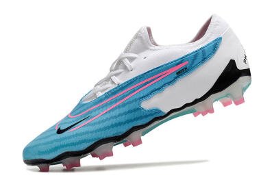 Nike Phantom GX Academy FG Low-Tops Football Boots - Blue/White/Pink