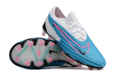 Nike Phantom GX Academy FG Low-Tops Football Boots - Blue/White/Pink