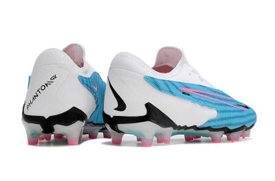 Nike Phantom GX Academy FG Low-Tops Football Boots - Blue/White/Pink