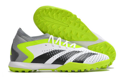 Adidas Predator Accuracy.3 TF High-Tops Football Shoes - White/Black/Green/Grey