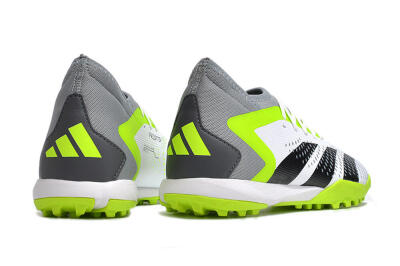 Adidas Predator Accuracy.3 TF High-Tops Football Shoes - White/Black/Green/Grey
