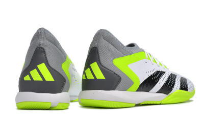 Adidas Predator Accuracy.1 IC High-Tops Football Shoes - White/Black/Green/Grey