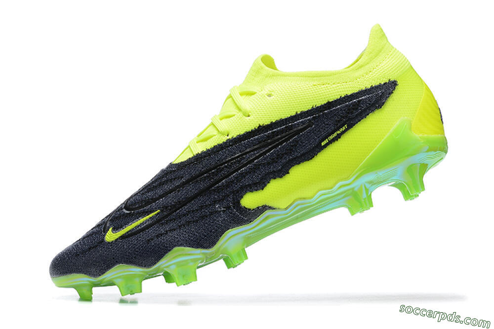Nike Phantom GX Elite FG Low-Tops Football Boots - Green/Black 7