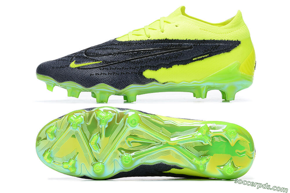 Nike Phantom GX Elite FG Low-Tops Football Boots - Green/Black 0