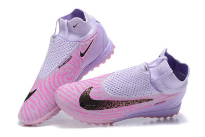 Nike Phantom GX Elite DF TF High-Tops Football Shoes - Purple/Pink/Black