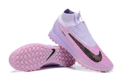 Nike Phantom GX Elite DF TF High-Tops Football Shoes - Purple/Pink/Black