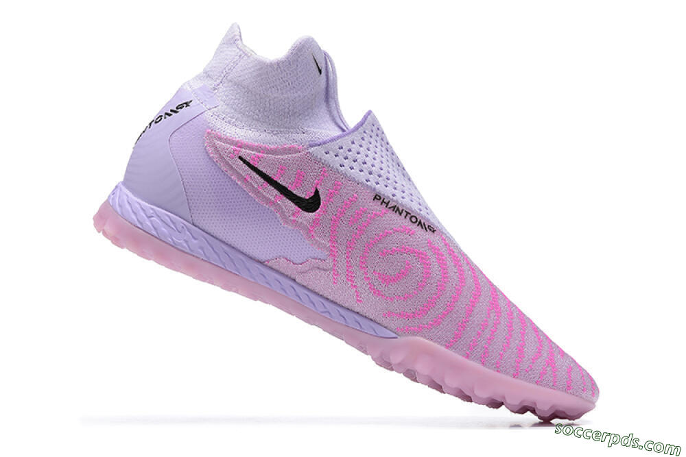 Nike Phantom GX Elite DF TF High-Tops Football Shoes - Purple/Pink/Black 6