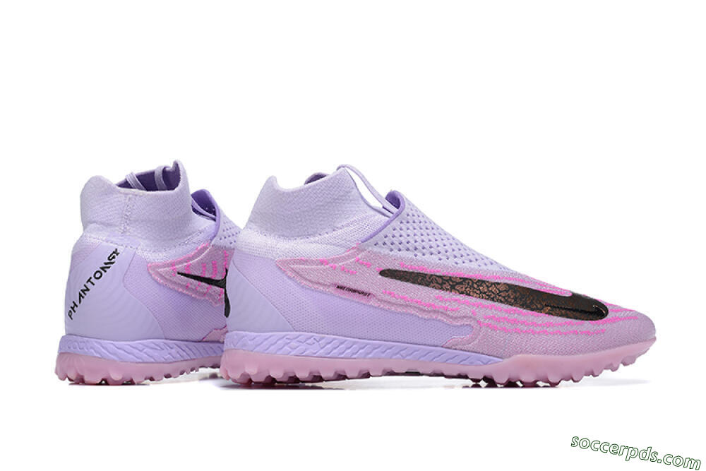 Nike Phantom GX Elite DF TF High-Tops Football Shoes - Purple/Pink/Black 8