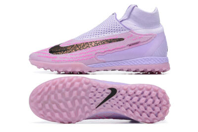 Nike Phantom GX Elite DF TF High-Tops Football Shoes - Purple/Pink/Black