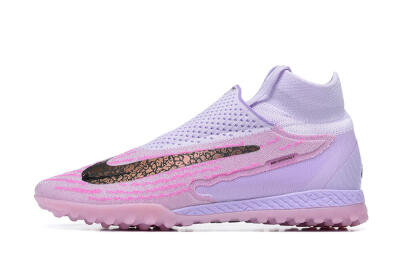 Nike Phantom GX Elite DF TF High-Tops Football Shoes - Purple/Pink/Black