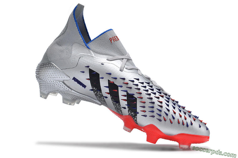 Adidas Predator Freak.1 FG High-Tops Football Boots - Sliver/Black/Red 4