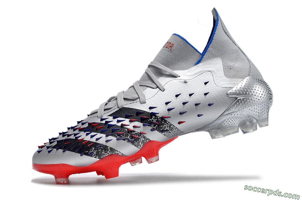 Adidas Predator Freak.1 FG High-Tops Football Boots - Sliver/Black/Red 5