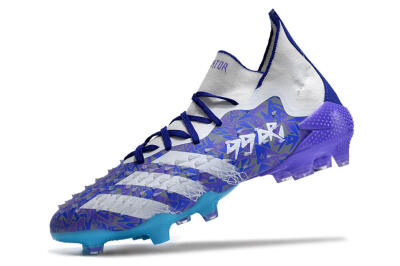 Adidas Predator Freak.1 FG High-Tops Football Boots - Purple/White/Blue