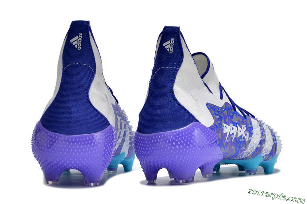 Adidas Predator Freak.1 FG High-Tops Football Boots - Purple/White/Blue 6
