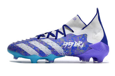 Adidas Predator Freak.1 FG High-Tops Football Boots - Purple/White/Blue