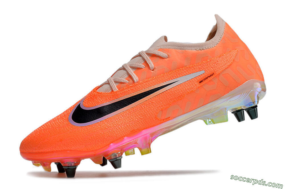 Nike Phantom GX Elite SG Low-Tops Football Boots - Orange/Black 5