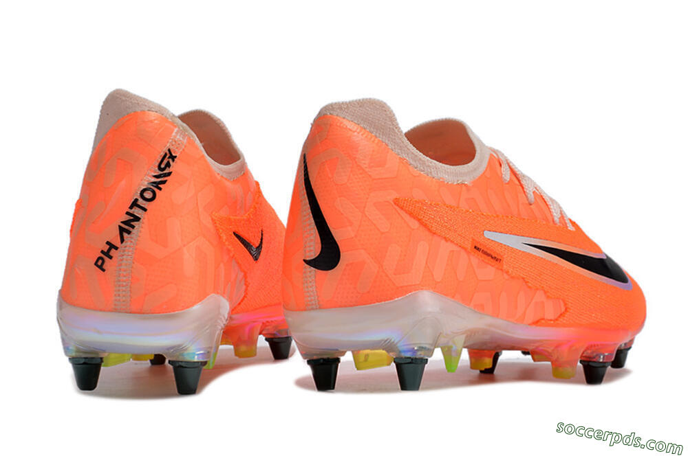 Nike Phantom GX Elite SG Low-Tops Football Boots - Orange/Black 6