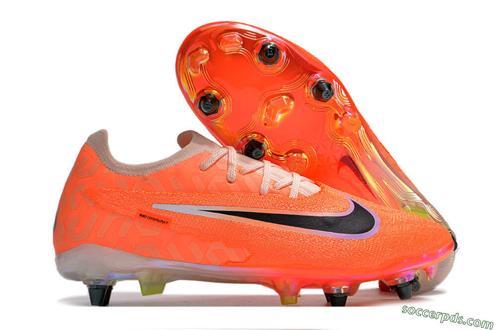 Nike Phantom GX Elite SG Low-Tops Football Boots - Orange/Black 1