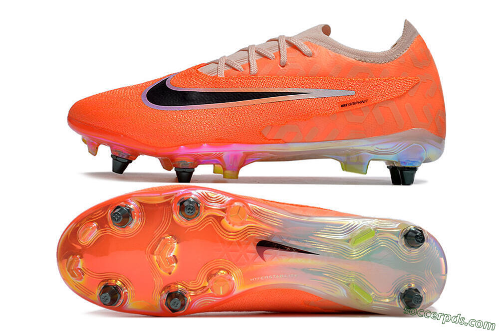 Nike Phantom GX Elite SG Low-Tops Football Boots - Orange/Black 0