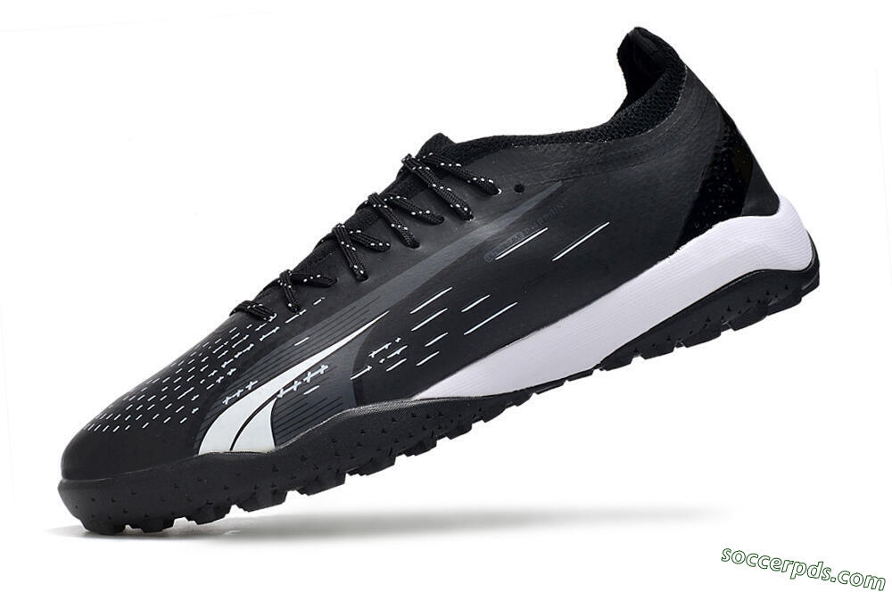 Puma Ultra Ultimate TF Low-Tops Football Shoes - Black/White 5