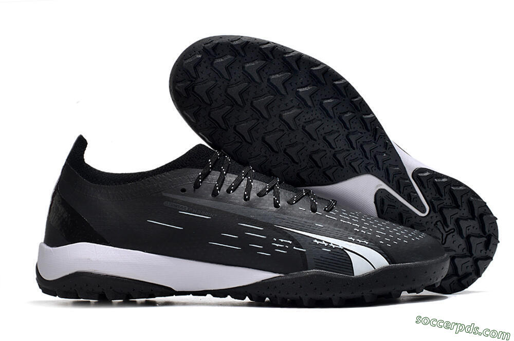Puma Ultra Ultimate TF Low-Tops Football Shoes - Black/White 1
