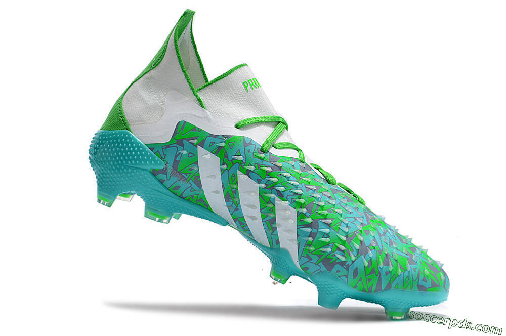 Adidas Predator Freak.1 FG High-Tops Football Boots - Blue/White/Grey 4
