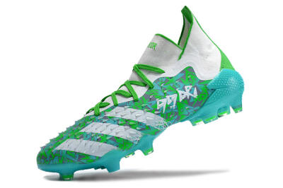Adidas Predator Freak.1 FG High-Tops Football Boots - Blue/White/Grey