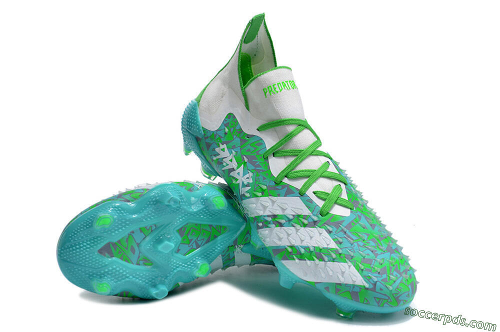 Adidas Predator Freak.1 FG High-Tops Football Boots - Blue/White/Grey 3