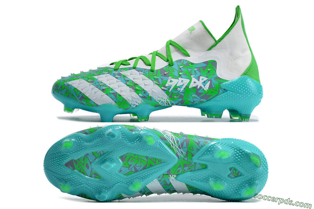 Adidas Predator Freak.1 FG High-Tops Football Boots - Blue/White/Grey 0