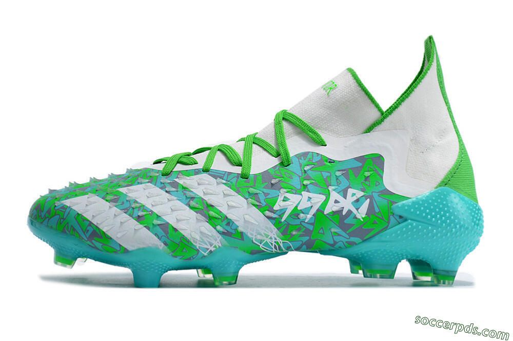 Adidas Predator Freak.1 FG High-Tops Football Boots - Blue/White/Grey 2