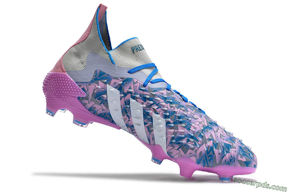 Adidas Predator Freak.1 FG High-Tops Football Boots - Purple/White/Blue/Pink 4