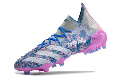 Adidas Predator Freak.1 FG High-Tops Football Boots - Purple/White/Blue/Pink