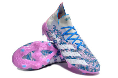 Adidas Predator Freak.1 FG High-Tops Football Boots - Purple/White/Blue/Pink