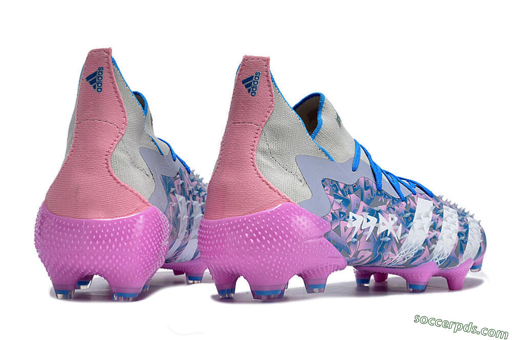 Adidas Predator Freak.1 FG High-Tops Football Boots - Purple/White/Blue/Pink 6