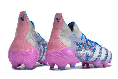 Adidas Predator Freak.1 FG High-Tops Football Boots - Purple/White/Blue/Pink
