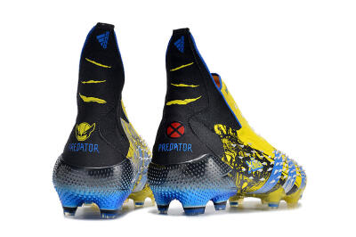 Adidas Predator Freak+ FG High-Tops Football Boots - Yellow/Blue/Black