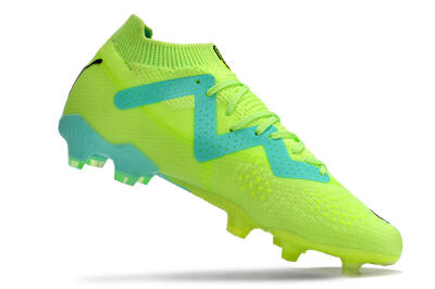 Puma Future Ultimate FG Low-Tops Football Boots - Green/Blue/Black