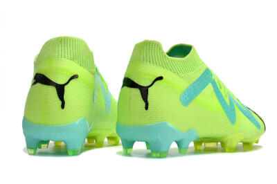 Puma Future Ultimate FG Low-Tops Football Boots - Green/Blue/Black