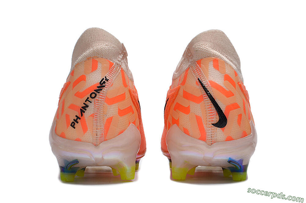 Nike Phantom GX Elite FG Low-Tops Football Boots - Orange/Black/Purple 5