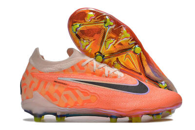Nike Phantom GX Elite FG Low-Tops Football Boots - Orange/Black/Purple