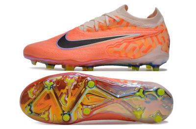 Nike Phantom GX Elite FG Low-Tops Football Boots - Orange/Black/Purple