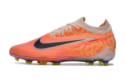 Nike Phantom GX Elite FG Low-Tops Football Boots - Orange/Black/Purple